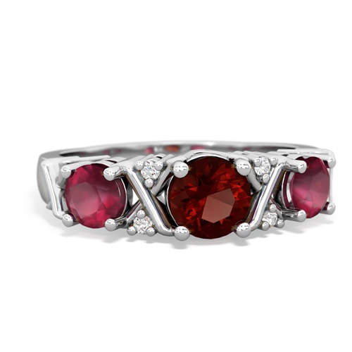 garnet-ruby timeless ring