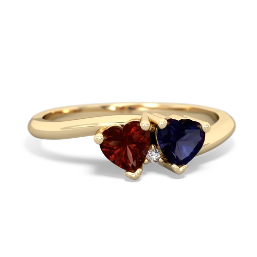 Garnet and sapphire ring 2025