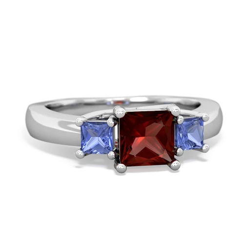 garnet-tanzanite timeless ring