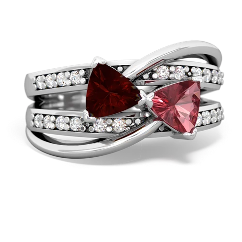 garnet-tourmaline couture ring