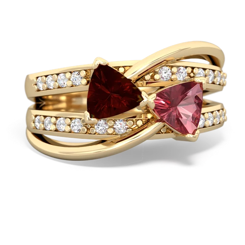 garnet-tourmaline couture ring