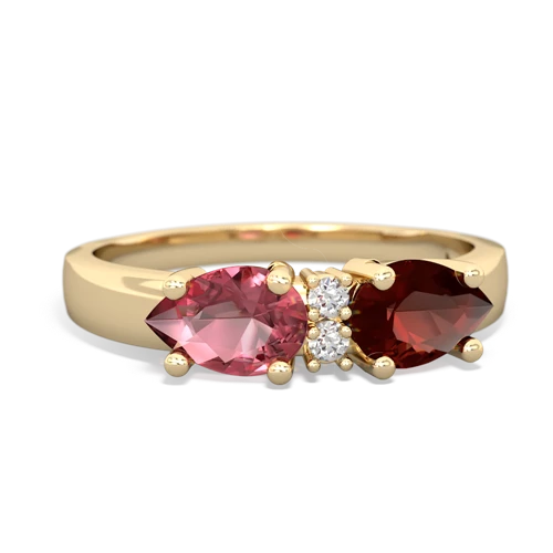 garnet-tourmaline timeless ring