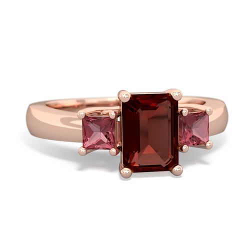 garnet-tourmaline timeless ring