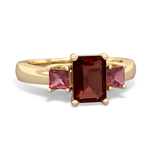 garnet-tourmaline timeless ring