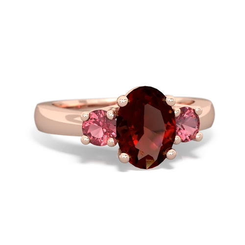 garnet-tourmaline timeless ring