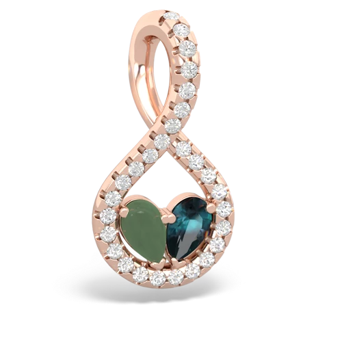 jade-alexandrite pave twist pendant