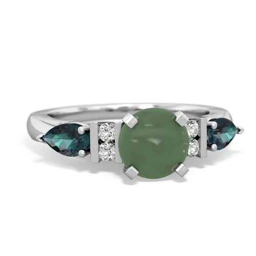 jade-alexandrite engagement ring