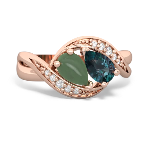 jade-alexandrite keepsake curls ring