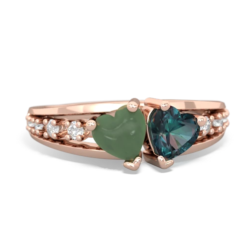 jade-alexandrite modern ring