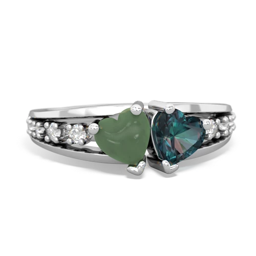 jade-alexandrite modern ring