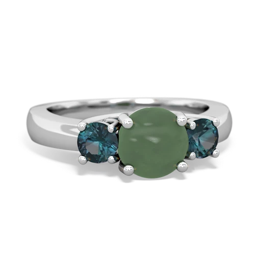 jade-alexandrite timeless ring