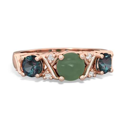 jade-alexandrite timeless ring