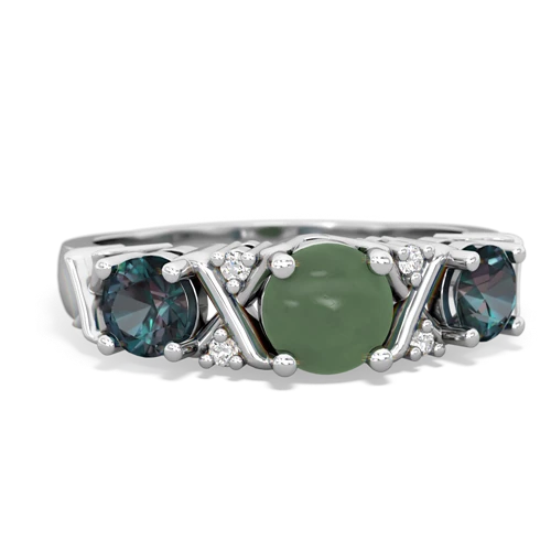 jade-alexandrite timeless ring