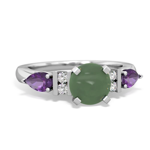 jade-amethyst engagement ring