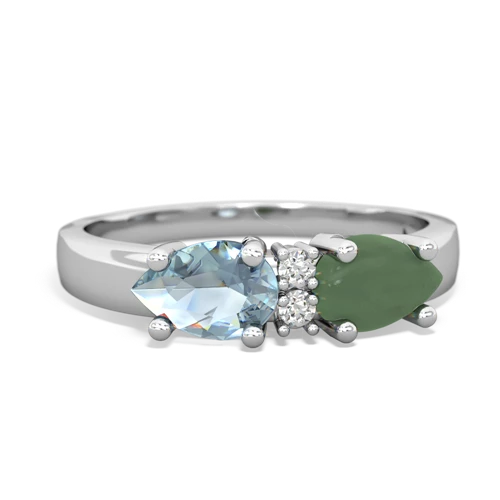 jade-aquamarine timeless ring