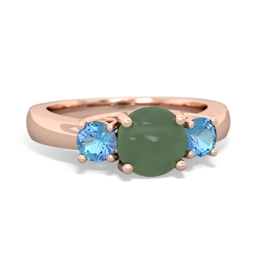 jade-blue topaz timeless ring