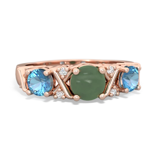 jade-blue topaz timeless ring