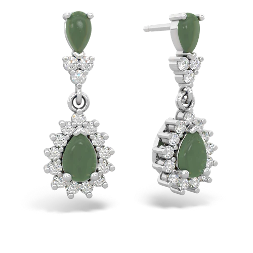 jade dangle earrings