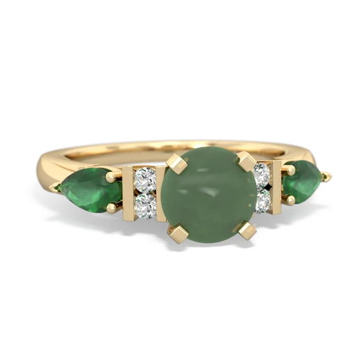 jade-emerald engagement ring