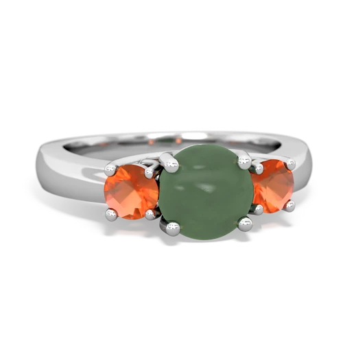 jade-fire opal timeless ring