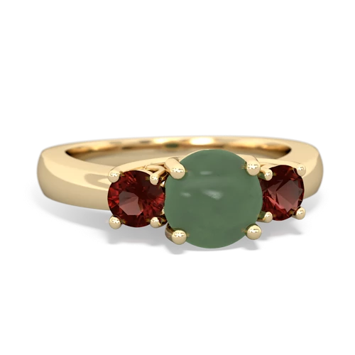 jade-garnet timeless ring