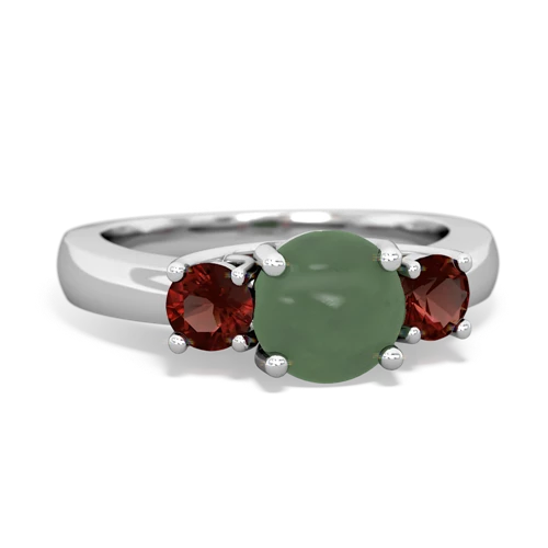 jade-garnet timeless ring