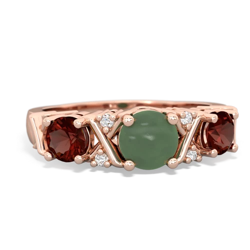 jade-garnet timeless ring