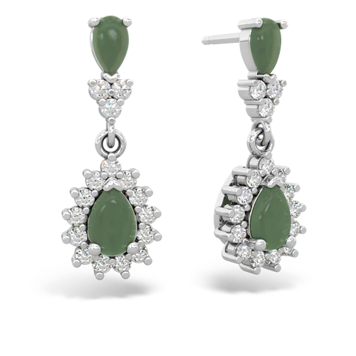 jade-jade dangle earrings