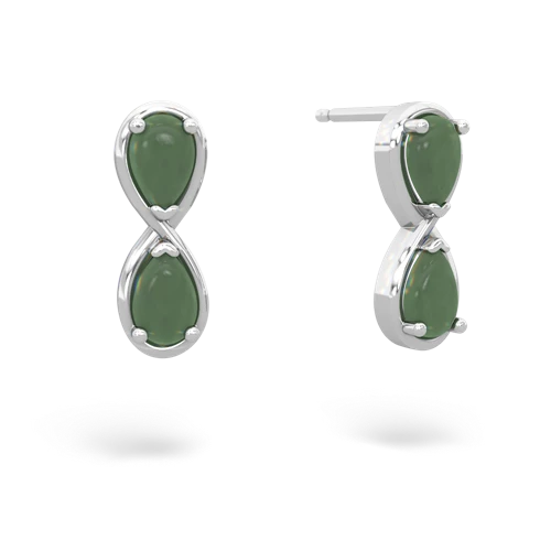 jade-jade infinity earrings