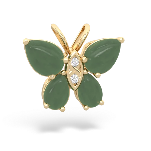 jade-jade butterfly pendant