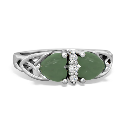 jade-jade celtic ring