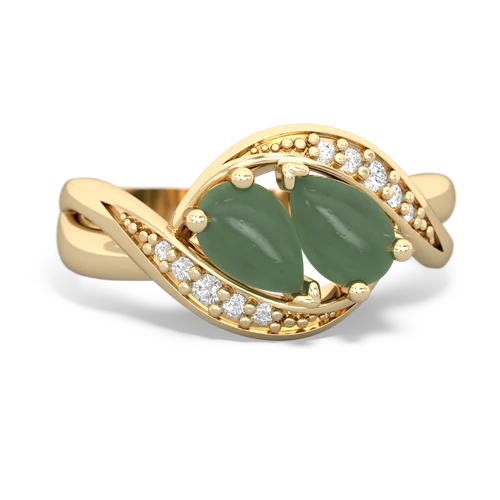 jade-jade keepsake curls ring