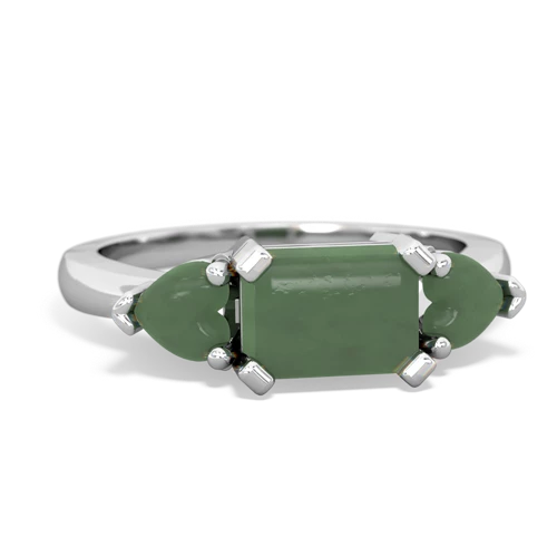 citrine-emerald timeless ring