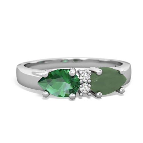 jade-lab emerald timeless ring