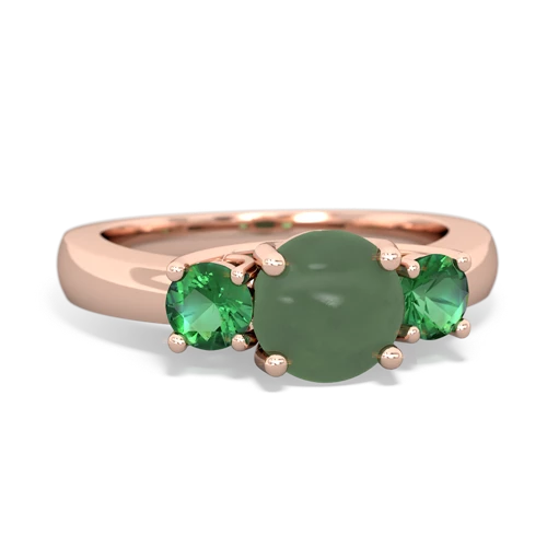 jade-lab emerald timeless ring