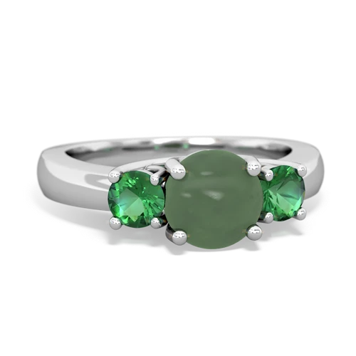 jade-lab emerald timeless ring