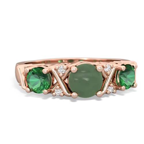 jade-lab emerald timeless ring