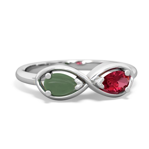 jade-lab ruby infinity ring