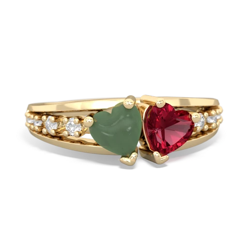 jade-lab ruby modern ring