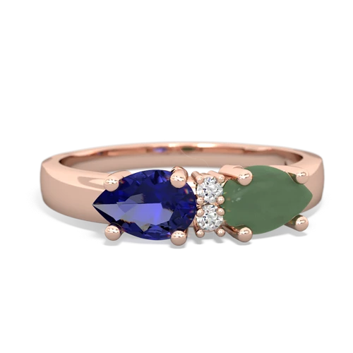 jade-lab sapphire timeless ring