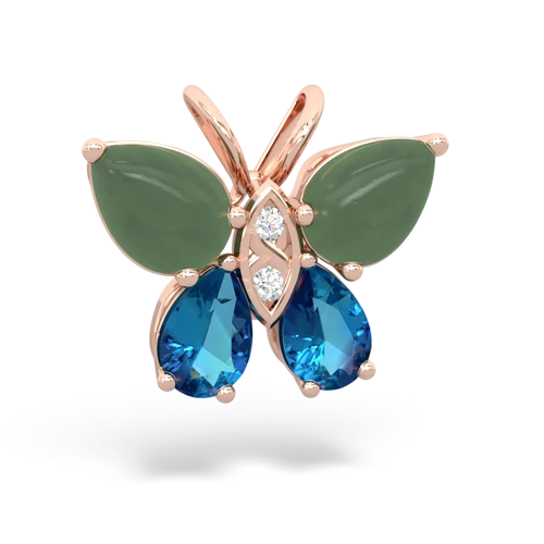 jade-london topaz butterfly pendant