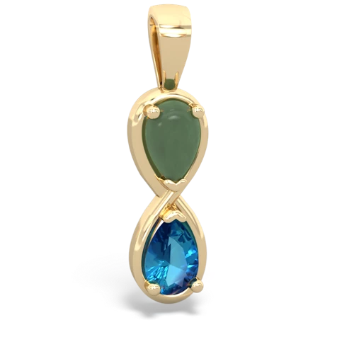 jade-london topaz infinity pendant