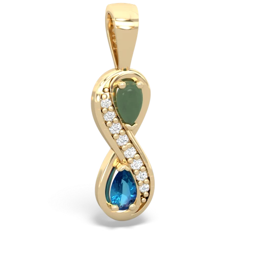 jade-london topaz keepsake infinity pendant