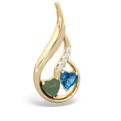 jade-london topaz keepsake swirl pendant