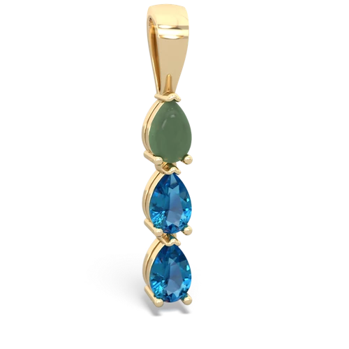 jade-london topaz three stone pendant