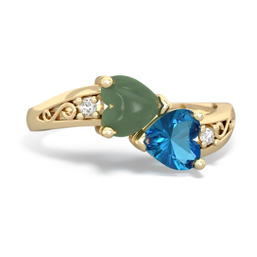 jade-london topaz filligree ring