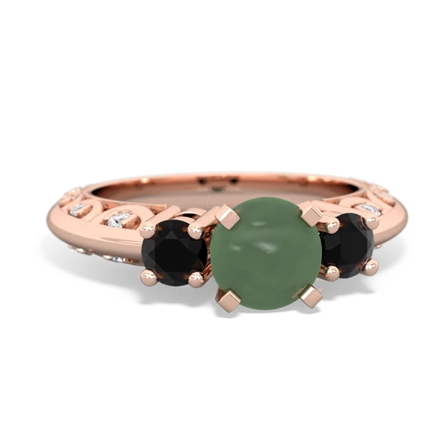 jade-onyx engagement ring