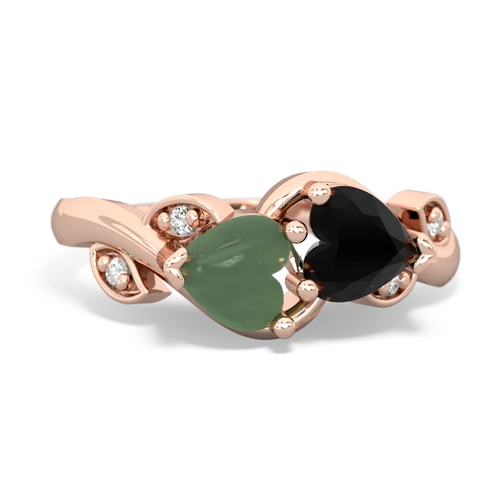 jade-onyx floral keepsake ring