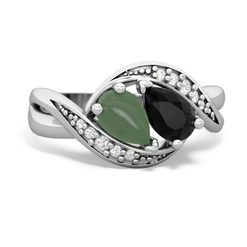 jade-onyx keepsake curls ring