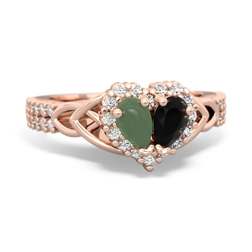 jade-onyx keepsake engagement ring